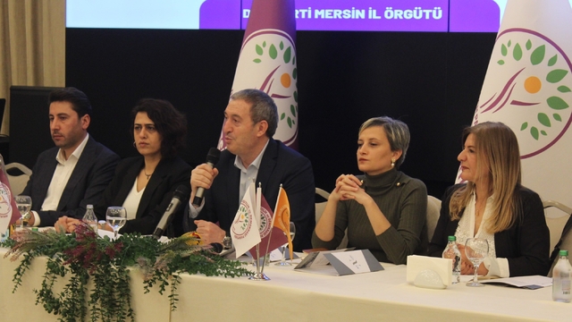 DEM Parti Eş Genel Başkanı Bakırhan, Mersin'de STK temsilcileriyle buluştu