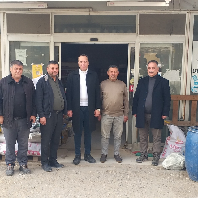 Erzin Kaymakamı Onur Özaydın, esnaf ziyareti yaptı