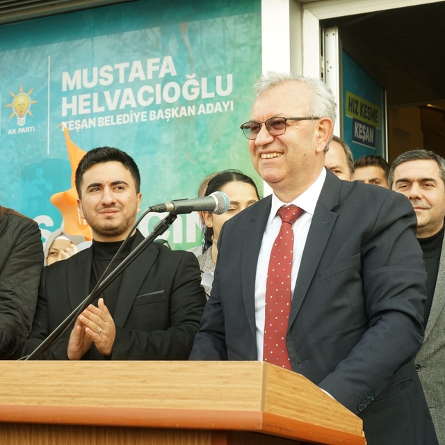 Keşan'da AK Parti Seçim Koordinasyon Merkezi açıldı