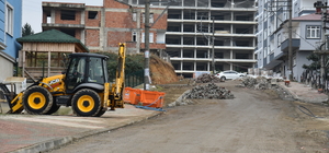 Espiye Belediyesinin altyapı ve üst yapı çalışmaları sürüyor