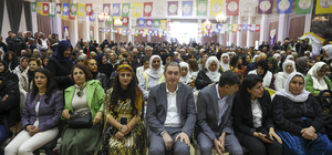 DEM Parti Eş Genel Başkanı Bakırhan, Gaziantep'te partisinin kongresinde ko...