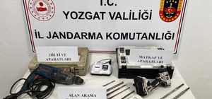 Yozgat'ta kaçak kazı yapan 4 şüpheli suçüstü yakalandı