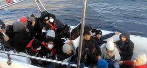 Bodrum´da 57 kaçak göçmen ile 2 organizatör yakalandı
