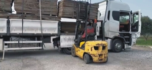 TIR´da yüklü paletlerden 219 kilo uyuşturucu çıktı; 2 tutuklama