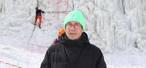 Palandöken'de buz tırmanışı yarışları başladı