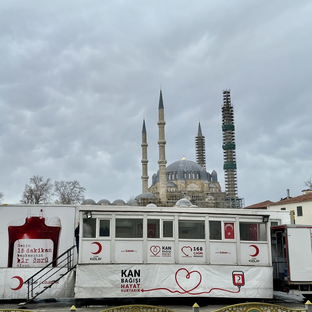 Türk Kızılay Selimiye Meydanı'nda kan bağış kampanyası düzenledi