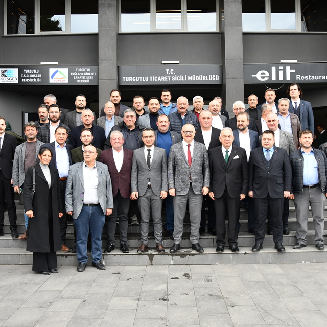 Manisa Büyükşehir Belediye Başkanı Ergün, Turgutlu'da ziyaretlerde bulundu