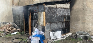 Kulu'da kömürlükte çıkan yangın söndürüldü