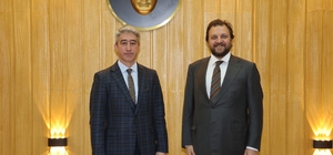 Marmaris Belediye Başkan adayı Yazıcı, Belediye Başkanı Oktay'ı ziyaret etti