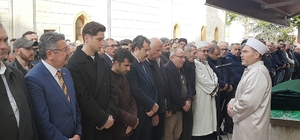 Vezirköprü'de, vefat eden oda başkanı Erdem'in cenazesi defnedildi