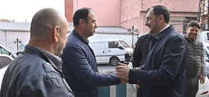 Cumhur İttifakı Tekirdağ Büyükşehir Belediye Başkan Adayı Yüksel Süleymanpaşa ilçesinde ziyaretlerde bulundu