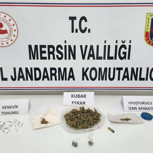 Mersin'de uyuşturucu operasyonunda 4 şüpheli yakalandı