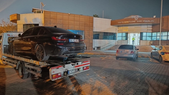 Mersin'de drift yapan sürücüye 33 bin 739 lira ceza uygulandı