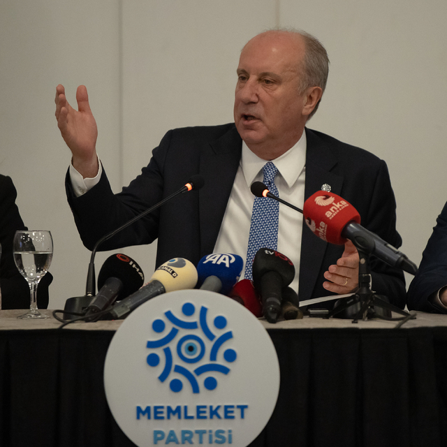 Memleket Partisi Genel Başkanı İnce, partisinin 79 belediye başkan adayını...