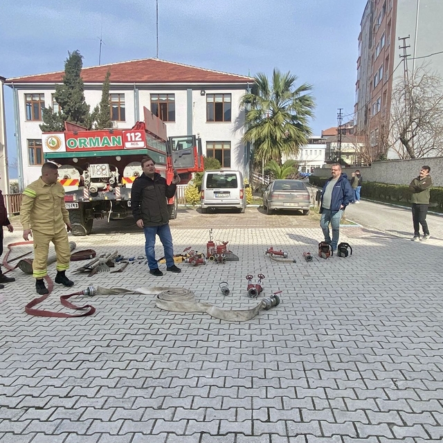 Türkeli'de orman personeline yangınla mücadele eğitimi verildi