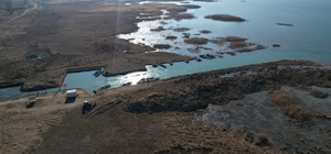 Beyşehir Gölü'nde balıkçılar havadan ve karadan denetleniyor