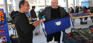 Havza Bakkal ve Bayiler Esnaf Odasından pazarcı önlüğü