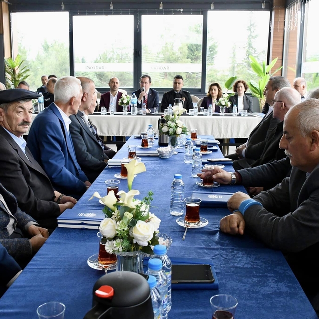 Terme'de şubat ayı muhtarlar toplantısı gerçekleştirildi