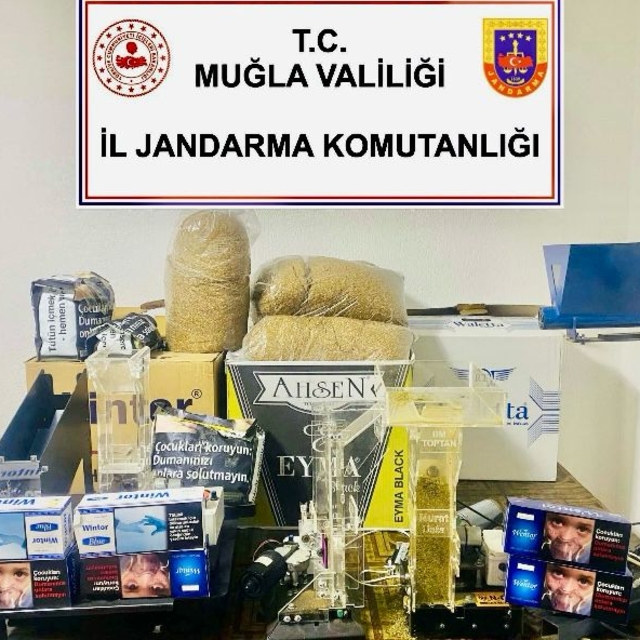 Muğla'da kaçak sigara operasyonunda 1 kişi yakalandı
