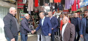 Muğla Büyükşehir Belediye Başkan adayı Ayaydın, Köyceğiz'de esnafı ziyaret...