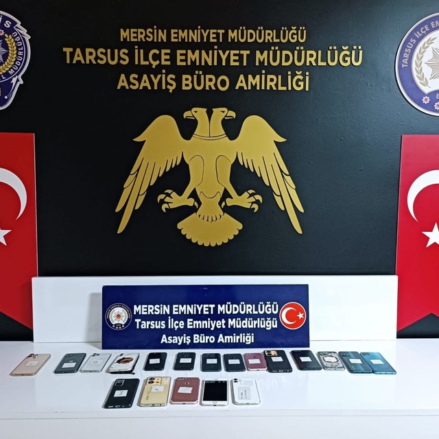 Mersin'de cep telefonu hırsızlığı yapan şüpheli tutuklandı