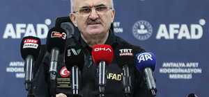 İçişleri Bakan Yardımcısı Karaloğlu'ndan, Antalya'daki şiddetli yağışla ilg...