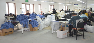 Hakkarili girişimci Yüksekova'dan yurt dışına tekstil ürünleri gönderiyor