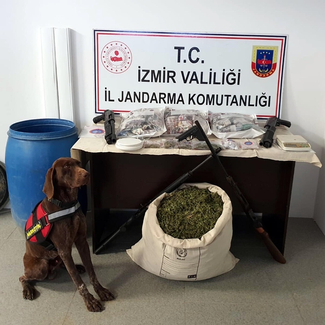İzmir'de 11,5 kilo esrar ele geçirildi; 2 gözaltı