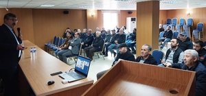 Sorgun'da çiftçiler bilgilendirildi