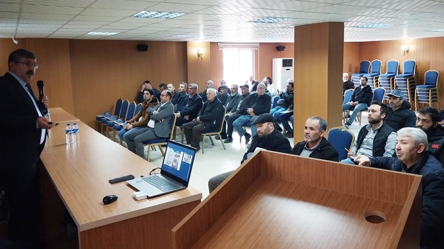 Sorgun'da çiftçiler bilgilendirildi