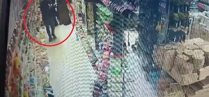 Züccaciye dükkanından hırsızlık yapan şüpheli yakalandı
