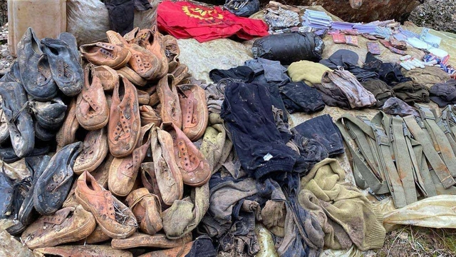 Tunceli'de teröristlere ait silah ve yaşam malzemesi ele geçirildi