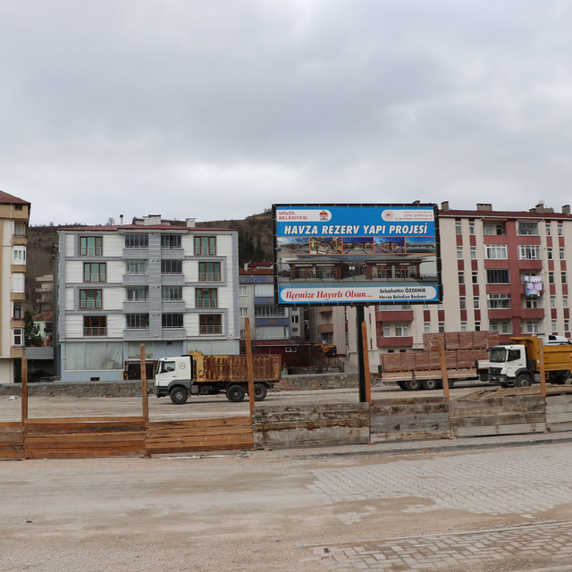 Havza Rezerv Yapı Projesi temel kazısı başladı