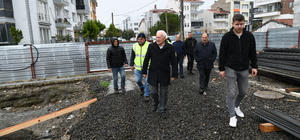 Lapseki'de kreş ve günlük bakımevinin temeli atıldı