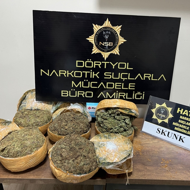 Hatay'da uyuşturucu operasyonunda 3 şüpheli tutuklandı