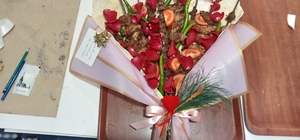 Sevgililer Günü'nde eşine "ızgara buketi" gönderdi