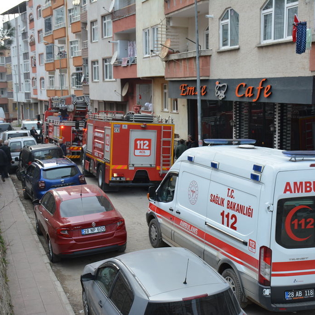 Giresun'da çıkan ev yangınında bir kişi öldü