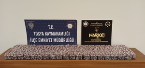 Kastamonu'da 27 bin 967 sentetik ecza hapı ele geçirildi