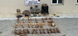 Mersin'de kaçak kazı yaptıkları iddiasıyla 5 şüpheli yakalandı