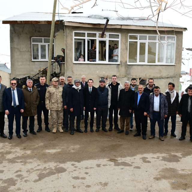 Çatak Kaymakamı Sercan Sakarya'dan mahalle ziyareti