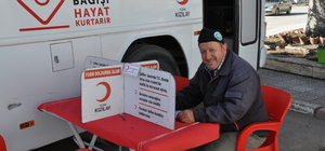 Gümüşhacıköy'de kan bağışı kampanyası