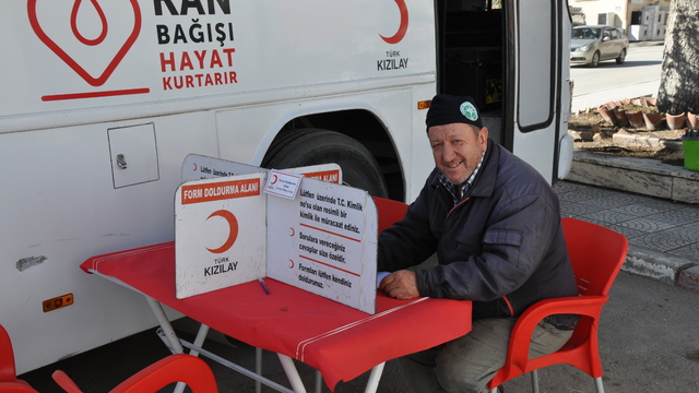 Gümüşhacıköy'de kan bağışı kampanyası