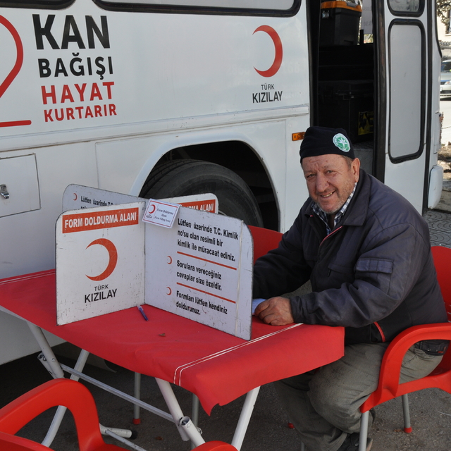 Gümüşhacıköy'de kan bağışı kampanyası