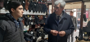 Beypazarı Belediye Başkanı Kaplan esnafı ziyaret etti