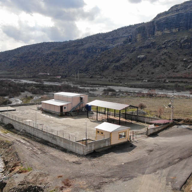 Kulp'ta açık hayvan pazarı inşa edildi