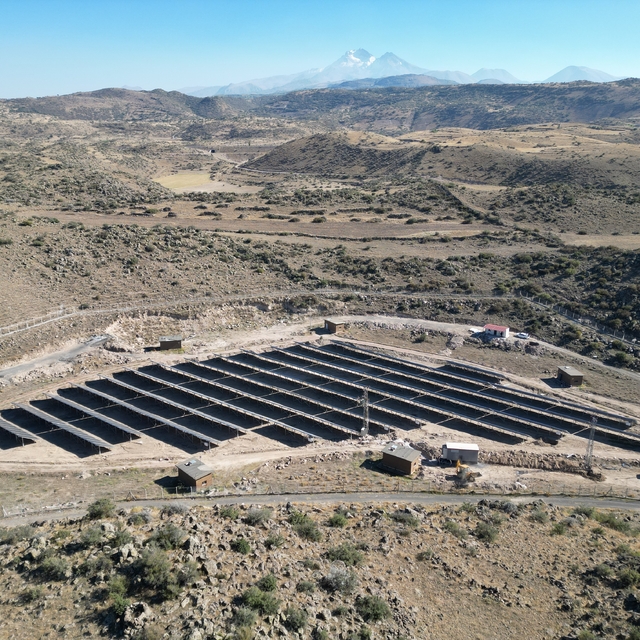 Kayseri'de yılda 1 milyon 650 bin kilovat elektrik üretecek GES işletmeye a...