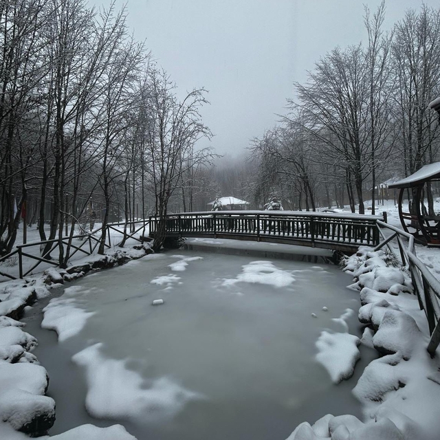 Kocaeli ve Karabük'ün yüksek kesimlerine kar yağdı