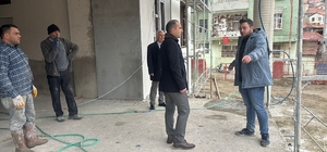 İskilip Kaymakamı Polat, okul inşaatını inceledi