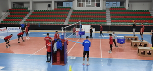 Cizre Belediyespor, Bursa Büyükşehir Belediyespor maçı hazırlıklarını sürdürdü