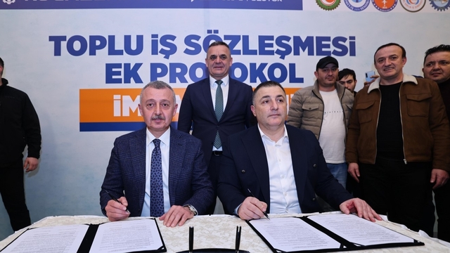 Kocaeli Büyükşehir Belediyesinde toplu iş sözleşmesi imzalandı
